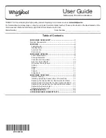 Preview for 1 page of Whirlpool YWML35011KS User Manual