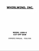 Whirlwind 1000-S Owner'S Manual preview