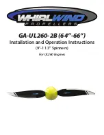 Whirlwind GA-UL260-2B Installation And Operation Instructions Manual preview