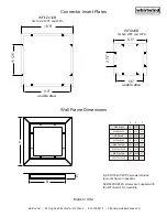 Preview for 2 page of Whirlwind Patent-Pending Recessed Wall Frames Specification Sheet