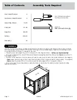 Предварительный просмотр 2 страницы whisker SAUDER CREDENZA Manual