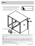 Предварительный просмотр 16 страницы whisker SAUDER CREDENZA Manual