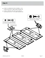 Предварительный просмотр 17 страницы whisker SAUDER CREDENZA Manual