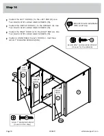 Предварительный просмотр 18 страницы whisker SAUDER CREDENZA Manual