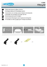 Preview for 1 page of Whispbar K365W Fitting Instructions For Basic Carrier