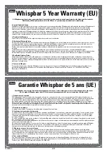 Preview for 25 page of Whispbar K695 Manual