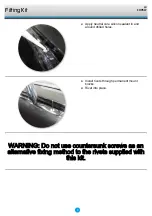 Preview for 9 page of Whispbar K905W Fitting Instructions Manual