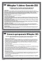 Preview for 27 page of Whispbar K930 Manual