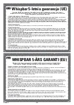 Preview for 28 page of Whispbar K930 Manual