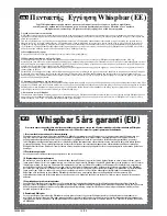 Preview for 31 page of Whispbar K930W Manual