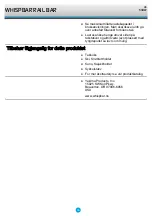 Preview for 36 page of Whispbar S43W Fitting Instructions Manual