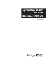 Предварительный просмотр 1 страницы WHISPER KOOL QUANTUM Series Technician Manual