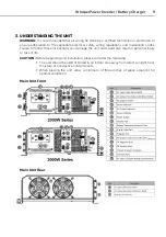 Предварительный просмотр 9 страницы Whisper Power 12 VDC-2000 VA User Manual