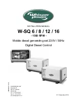 Preview for 1 page of Whisper Power W-SQ 16 Installation Manual