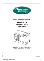 Whisper Power W-SQ-Pro Installation Manual preview