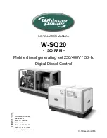 Whisper Power W-SQ20 Installation Manual preview