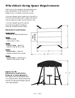 Предварительный просмотр 3 страницы WhisperGLIDE Swing Location Considerations User Manual