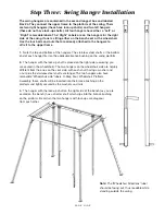 Preview for 9 page of WhisperGLIDE Wheelchair Accessible Swing Owner'S Manual