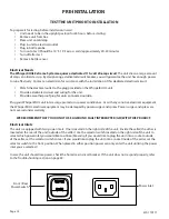 Preview for 16 page of WhisperKool Extreme 3500tiR Owner'S Manual