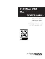 WhisperKool Platinum Split H.E. PS4000 Owner'S Manual preview