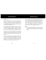 Preview for 5 page of Whistler 200 WATT INVERTER Owner'S Manual