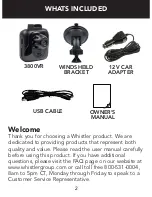 Preview for 2 page of Whistler 3800VR Owner'S Manual