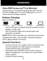 Предварительный просмотр 11 страницы Whistler D11VR User Manual