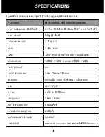 Предварительный просмотр 14 страницы Whistler D11VR User Manual