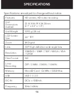 Предварительный просмотр 16 страницы Whistler D14VR User Manual