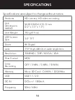 Предварительный просмотр 16 страницы Whistler D16VR User Manual