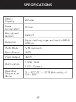 Preview for 17 page of Whistler D16VR User Manual