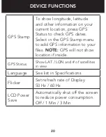 Preview for 20 page of Whistler D28RS User Manual