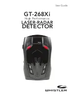 Whistler GT-268Xi User Manual preview