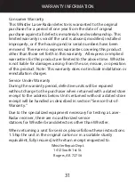 Preview for 31 page of Whistler GT-438Xi User Manual