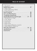 Preview for 4 page of Whistler GT-468GXi User Manual