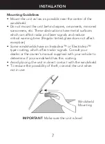 Preview for 7 page of Whistler GT-468GXi User Manual