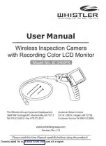 Preview for 1 page of Whistler IC-3409PX User Manual