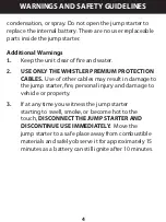 Preview for 4 page of Whistler Mega WJS-4000 User Manual