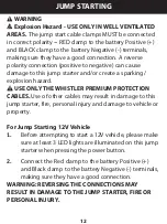 Preview for 12 page of Whistler Mega WJS-4000 User Manual