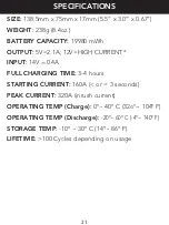 Preview for 21 page of Whistler MINI WJS-1800 User Manual