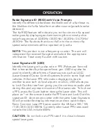 Preview for 17 page of Whistler PRO3750 User Manual