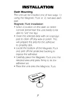 Preview for 7 page of Whistler RLC-100 Owner'S Manual