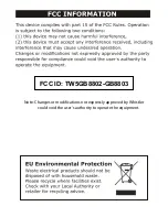 Preview for 15 page of Whistler WIC-2409C User Manual