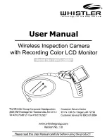 Whistler WIC-3509P User Manual preview