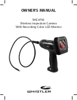 Whistler WIC4750 Owner'S Manual preview