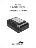 Whistler XP600i Owner'S Manual preview