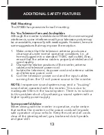 Preview for 15 page of Whistler XP800i Owner'S Manual