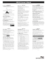 Preview for 2 page of Whistler XTR-543 Owner'S Manual