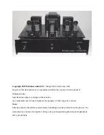 Предварительный просмотр 2 страницы WhitakerAudio 60 W Stereo Power Amplifier User And Assembly Manual