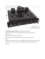 Предварительный просмотр 2 страницы WhitakerAudio JC Whitaker 20 W Stereo Integrated Audio Amplifier Manual